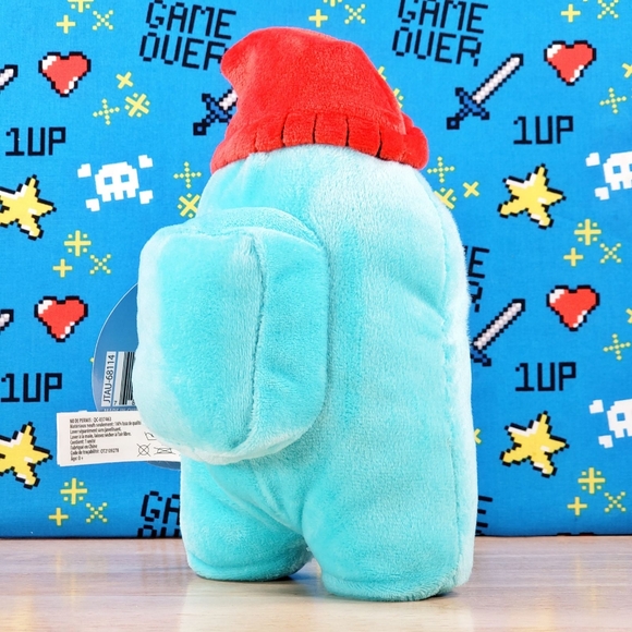 Among Us BLUE CREWMATE 7" w/ Red Beanie 2022 Series 2 100% Genuine Toikido Plush - Picture 3 of 11